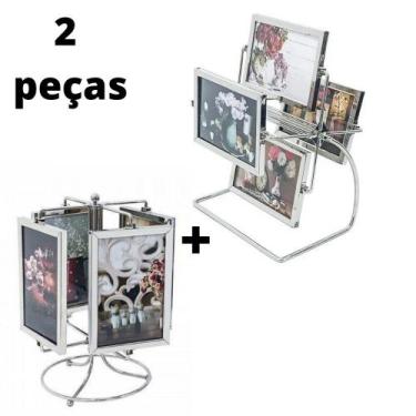 Imagem de Kit 2 Portas Retrato Giratório Personalizado Vertical/horiz - DRATINI,