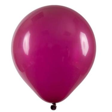 Imagem de BALÃO LISO - ART-LATEX Nº16 - VINHO - Pacote com 12 unidades - Balões 