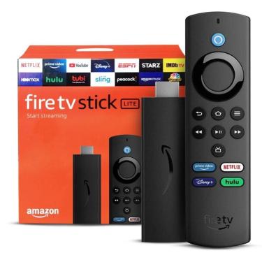 Imagem de Fire Tv Stick Lite 2ª Geração Amazon Controle Remoto Por Voz Com Alexa