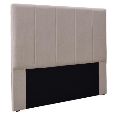 Imagem de Cabeceira Decorativa King Size Casal 1,95M Erza Linho Areia - Gran Belo