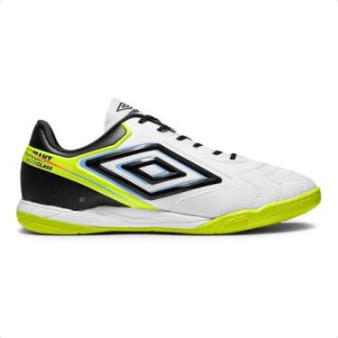 Imagem de Chuteira Futsal Umbro Adamant Master Class Club Masculina, 42, Branco,