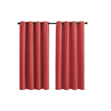 Imagem de Kit Cortina 2,60x1,40 Com Varão 2 Metros Incluso Tecido Oxford Sala Qu