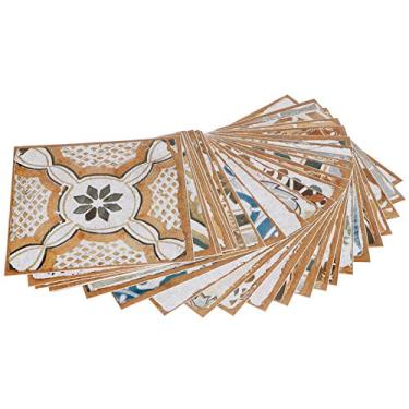 Imagem de HEEPDD Adesivo de Ladrilhos de 24pcs Decalque, Adesivo Autônomo para Casa Decorativa Decorativa DIY Decoração para Backsplash de Cozinha Escadas de Banheiro Home Dcor Nan