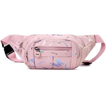 Imagem de Pochete feminina com alça ajustável para viagem casual, corrida, caminhada, ciclismo, Estilo P, 11 * 5.3 * 0.4 inches