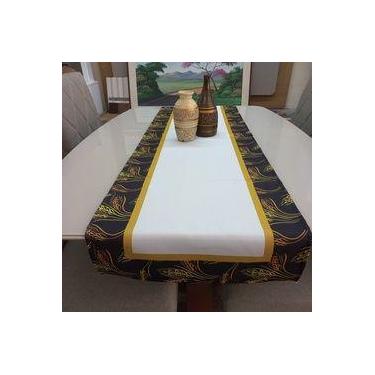 Imagem de Caminho de mesa 45 x 1,50 - mod. 6867 c/ borda - DIAS DECOR