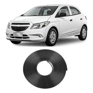 Imagem de Borracha Protetora Borda Porta Preta Onix 4 Portas 10m Mini [f103]