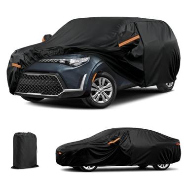 Imagem de Capa para carro Kia Soul 2009-2025, capa de carro para todos os climas, ajuste personalizado para Kia, cobertura externa completa para neve, chuva, poeira, granizo, folhas, excrementos de pássaros