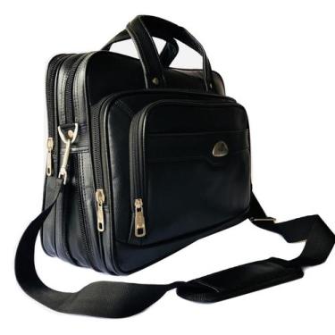 Imagem de Pasta Maleta Bolsa Executiva Masculina Para Notebook Livros Documentos