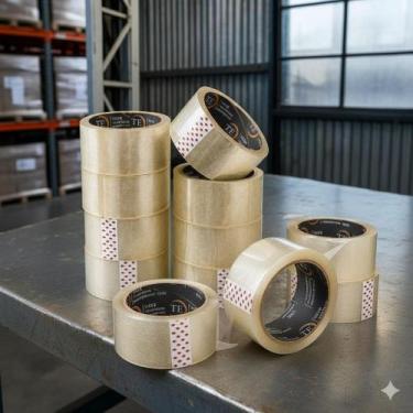 Imagem de Kit Fita Adesiva Transparente Durex caixa com 20 Unidades 45x50m - TIG