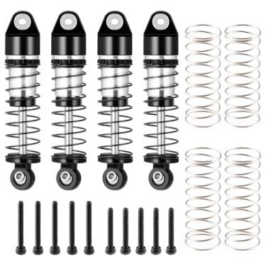 Imagem de Amortecedores de óleo de carro RC de alumínio 1/24 Amortecedor estendido de 36 mm para fechadura AXIAL SCX24 C10 JLU Gladiator Bronco