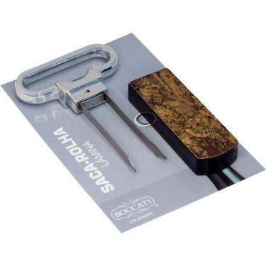 Imagem de Saca-rolha Boccati Duas Lâminas Pinça Gourmet Garrafa Vinho prata Metalizado