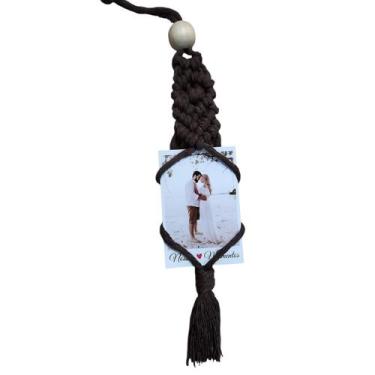 Imagem de Porta Retrato Boho Polaroid em Macramê para Presentear - OR com Amor, 