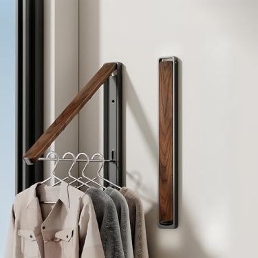 Imagem de Bgzdxhxyr Estante de secagem de parede, cabide retrátil para lavanderia (1)