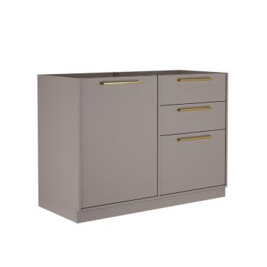 Imagem de Balcão de Cozinha Itatiaia Sem tampo 1 Porta e 3 Gavetas Essence