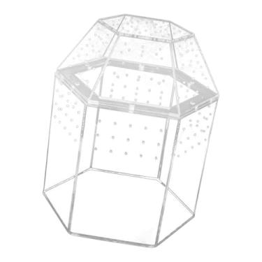 Imagem de Generic Terrário para aranhas-saltadoras, gaiola para tarântulas, aquário de acrílico, caixa para répteis, para uso doméstico.