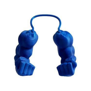 Imagem de Braços musculares criativos impressos em 3D, braço de gato musculoso gigante destacável para pescoço, adereço engraçado de fantasia de Halloween, fantasia fofa de super-herói estilo Hulk para gatos