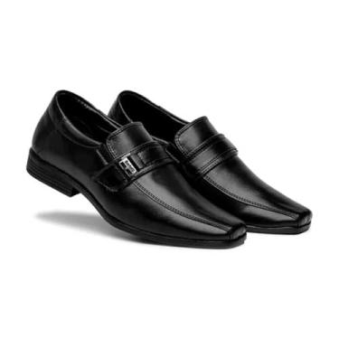 Imagem de Sapato Social Infantil Fivela Preto Bertelli 70.104