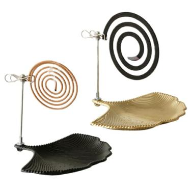 Imagem de Suporte para queimador de incenso em bobina, queimador de incenso portátil | Apanhador de cinzas de mesa elegante acessórios de ornamento para casa acampamento e pátio