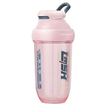 Imagem de PROCHAIN Garrafa coqueteleira para shakes de proteína, copo de mistura pequeno pré-treino para suplemento esportivo, mini misturador de bebida, garrafa de água para academia, pode ser lavado na