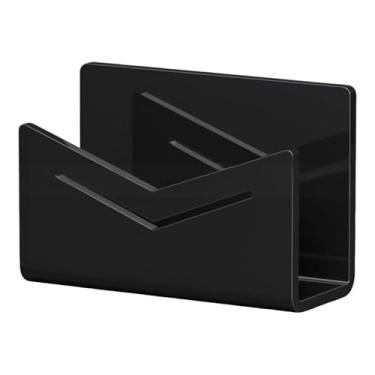 Imagem de Organizador de correio para mesa, suporte de papel de carta de acrílico | Rack de armazenamento de arquivos multifuncional para organização de documentos para recibos, pastas de papel para casa