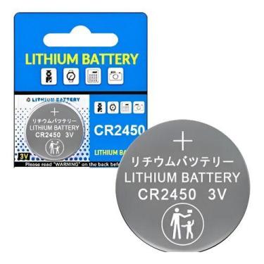Imagem de Bateria Pilha Lítio Cr2450 3v Cartela Com 1 Unidades - BGB ENERGY BATT
