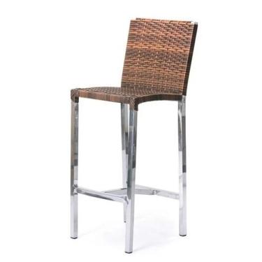 Imagem de Banqueta Alta Fibra Sintética Junco Vime Cozinha Bar Balcão - Sarah Mó