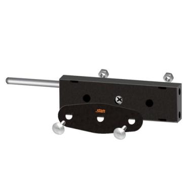 Imagem de Fechadura 1200 (PAR) - Preto Fosco Porta de Enrolar Stam