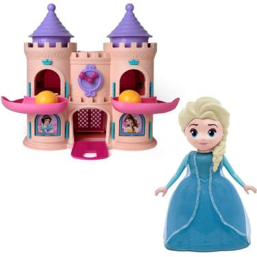 Imagem de Castelo Princesas de Bolinhas mais Boneca Elsa que fala