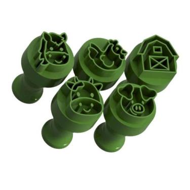 Imagem de Kit Carimbo Marcador Brigadeiros FAZENDA FAZENDINHA Molde Festa Confei