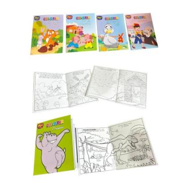 Imagem de Ki10Un Mini Livros Infantis Histórias/ Colorir-Todolivro - Todo Livro
