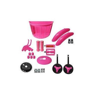 Imagem de Kit Montagem Bicicleta Aro 16 Ifantil Cores - AMR, Pink
