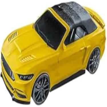 Imagem de Carrinho pequeno colorido, veloz, rodas giratorias, plastico, brinquedo infantil, simples, rapido, sortido. - Cores sortidas