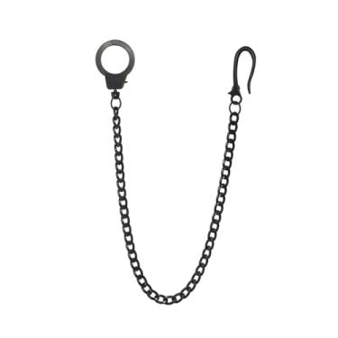 Imagem de Baoblaze Corrente de metal para calças, 59 cm de comprimento, corrente pendente moderna para dançarinos, skatistas e streetwear.