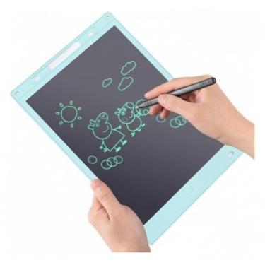 Imagem de Lousa Mágica LCD Tablet de Escrita e Desenho com Cores e Tamanhos Especiais – Educativos e Divertidos (Azul, 12 polegadas)