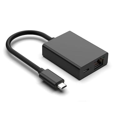 Imagem de Adaptador Ethernet de substituição para Firestick Fire TV Stick 4K Cube Micro USB Dispositivos Adaptador de acessórios também compatível com Samsung LG Smart Televison