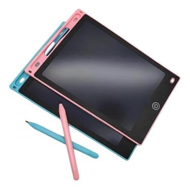 Imagem de Lousa Mágica LCD Tablet de Escrita e Desenho com Cores e Tamanhos Especiais – Educativos e Divertidos (Rosa, 10 polegadas)