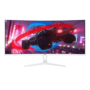 Imagem de Monitor Gamer 34 HQ - Ultra WQHD 3440x1440 - Curvo - 165Hz - Painel VA - 1ms - Branco - HQW34C16