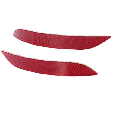 Imagem de X AUTOHAUX 1 par de capa de tira refletora de para-choque traseiro do carro lado esquerdo direito 63147314883 63147314884 para BMW X1 2013-2015