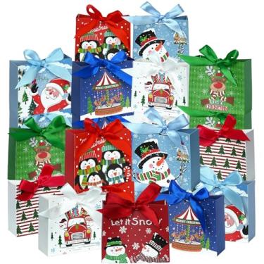 Imagem de Nimbbex 24 peças de sacolas de presentes de Natal a granel