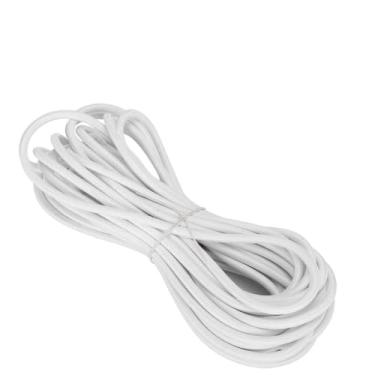 Imagem de Eujgoov 10,6 Onças de 6 Mm de 32,8 Pés de Corda Elástica, Cordão Elástico de Fibra de Polipropileno Branca, para Costurar DIY, Amplamente Utilizado Em Roupas, Punhos, Cintos e Aberturas de Sapatos