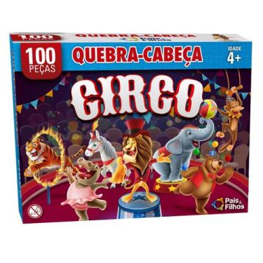 Imagem de Quebra Cabeça 100pc Temas Meninos Meninas Princesas Animais - Pais e f