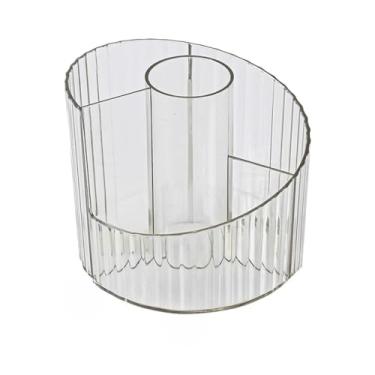 Imagem de Organizador de PincéIs de Maquilhagem, Adequado Para Guardar PincéIs, CosméTicos e VáRios Produtos de Beleza, Com FáCil Acesso.(YT2502 Transparente)