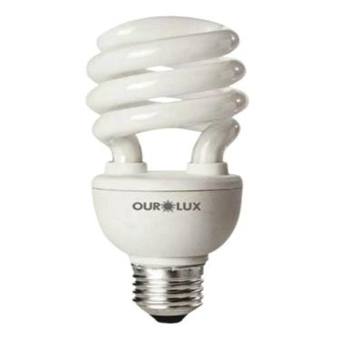 Imagem de Lâmpada Fluorescente Espiral 20w 110v Branca - Ourolux