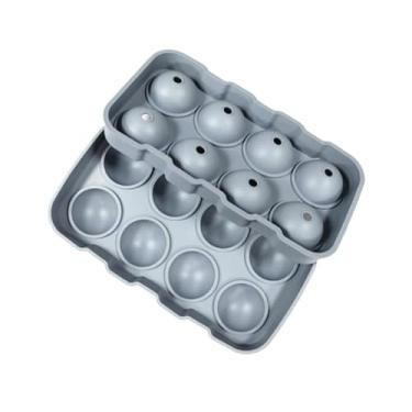 Imagem de Forma Silicone Gelo Bola com 8 bolas Grande Bar Esferas Whisky Bebida(1)