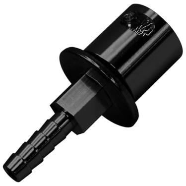 Imagem de Biaungdo Válvula de ventilação de montagem remota para tanques de combustível preto, peça de substituição de linha de ventilação de tanque de mangueira de 5/40.6 cm