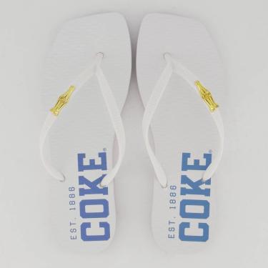 Imagem de Chinelo Coca Cola Bianco Square Feminino Branco-Feminino