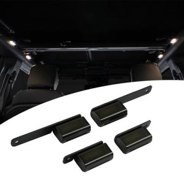 Imagem de Aigmux Kit de 4 peças de luzes de cúpula interiores LED serve para Ford Bronco 2021 2022 2023 2024 Bronco Acessórios 2/4 portas fácil instalação Hardtop/Softtop (não para esportes)