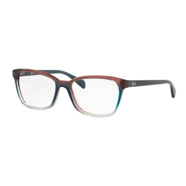Imagem de Armação para Óculos Ray-Ban 0RX5362 5834 Tam 52 / Vermelho/Azul