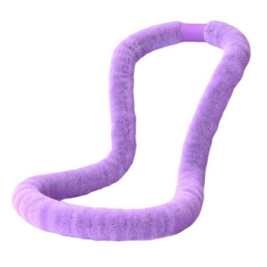 Imagem de Vaveren Aro de Exercícios com Mola Macia e Peso, Aro de Pelúcia Suave para Treinamento, Silencioso, Portátil para Exercícios Abdominais, Ideal para Uso, Roxo 2.5kg