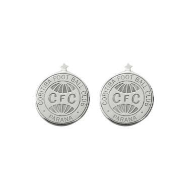 Imagem de Brinco Oficial Escudo Coritiba Prata 925 Noble Joias-Unissex